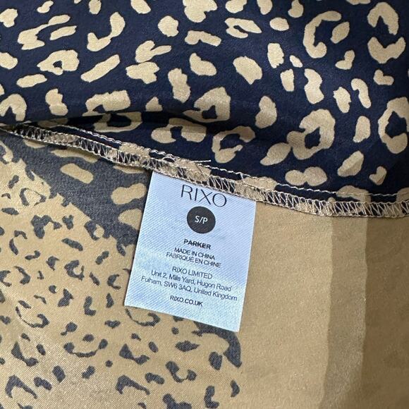 RIXO London Leopard Print Silk Slip Skirt - Picture 10 of 16